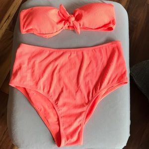 TiniBikini Juniors Orange Bikini. Good Condition. Size M.